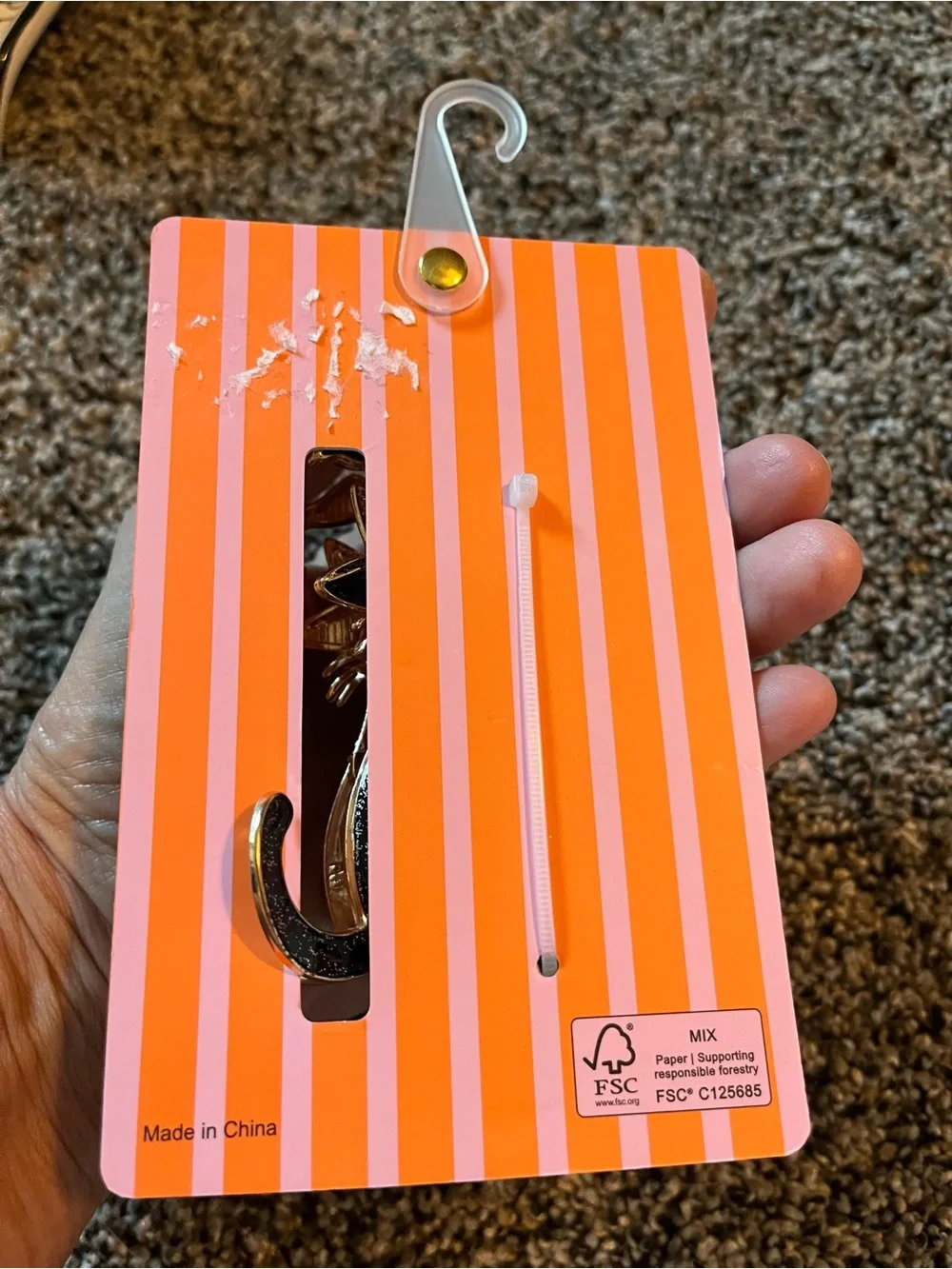 Piper K Halloween hair clip